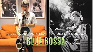 Dexter Gordons solo on Blue bossa  Bass clarinet  Alejandro Portela [upl. by Drews]