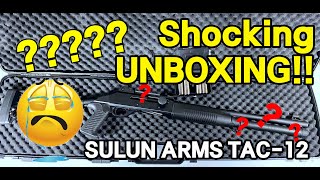 Shocking and Hilarious SULUN ARMS TAC12 SEMI SHOTGUN UNBOXING [upl. by Mortimer]