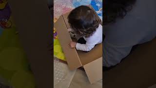 Baby box baby cute funny cutebaby emma babygirl [upl. by Constance]