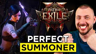 POE 2 Summoner Necromancer  Witch Gameplay Trailer Reaction [upl. by Zetnauq590]