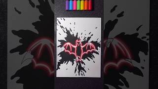 Bat 🦇 Nion colour sketch art 🤍♥️viralvideo art sketchart viralshorts trending trendingshorts [upl. by Southard]