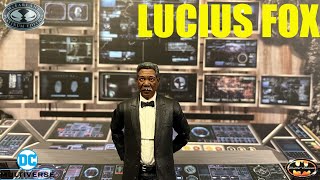 McFarlane DC Multiverse Lucius Fox Morgan Freeman Batman Begins Dark Knight Trilogy Figure Review [upl. by Lavella769]