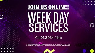 Week Day Services  04th Jan 2024 [upl. by Maise]