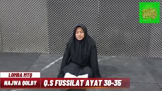 MTQ QFEST 6 l Najwa Kholby amp SMK PUI GegesikKampus l Nama Surah dan AyatQS fussilat ayat 3035 [upl. by Reiter]