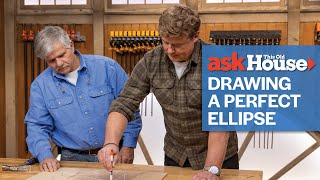 How To Draw an Ellipse  Ask This Old House [upl. by Jesher852]