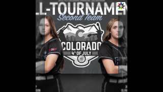 Abby Herndon and Olivia Faggard made the 2022 TCS Colorado Sparkler AllTournament Second Team [upl. by Ssor]