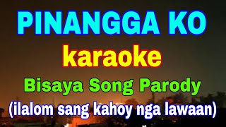 PINANGGA KO MIBIYA KA karaoke Bisaya Song Parody Sa ilalom sang kahoy nga lawaan [upl. by Vina]