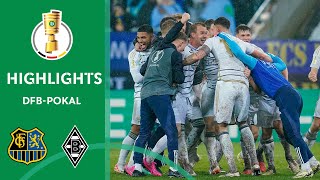 Another LASTMINUTE Shocker  Saarbrücken vs Mgladbach 21  Highlights  DFBPokal QuarterFinal [upl. by Gardell]