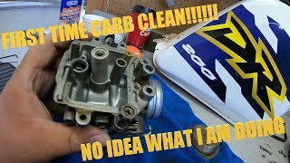 FIRST TIME FOR EVERYTHING Suzuki DR200 Carb Clean [upl. by Deacon]