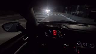 Alfa Romeo Brera 22 JTS short night POV drive [upl. by Schechinger]