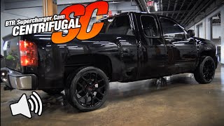 BTR Centrifugal Supercharger Cam  Silverado w TorqStorm [upl. by Mlehliw]