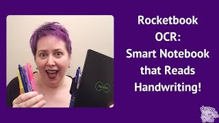 Rocketbook OCR This Smart Notebook Reads Handwriting [upl. by Zerla]