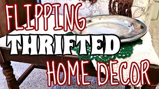 THRIFT FLIPPING home decor on a budget [upl. by Oad]