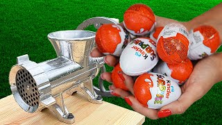 🟢 Meat Grinder VS Kinder Surprise SECRETS [upl. by Shaughn198]