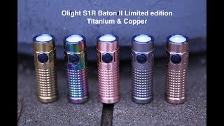 Olight S1R II in Titanium and Copper [upl. by Thant]