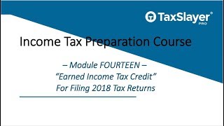 Earned Income Tax Credit Course Module 14 [upl. by Anehc]