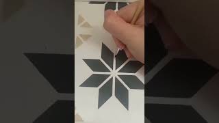 Como fazer pintura de Stencil em piso Esse vídeo já vai te ajudar muito [upl. by Lledrev]