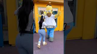 We were matching jeans and shirts lol  foryou viralshort thesimpsons [upl. by Ribal]