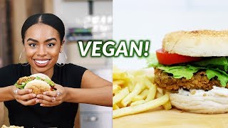 I Tried Making Vegan KFC  Avant Garde Vegan  Mukbang [upl. by Dinny]