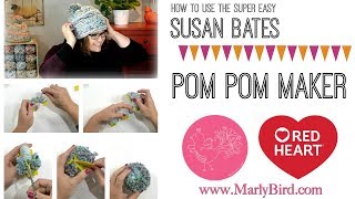 How to make Yarn Pom Poms With a Boye Pom Pom Maker [upl. by Pena]