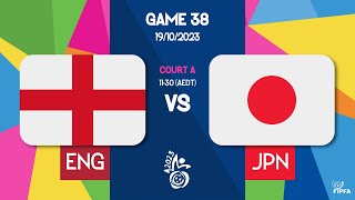 England vs Japan  2023 FIPFA Powerchair Football World Cup [upl. by Trella]