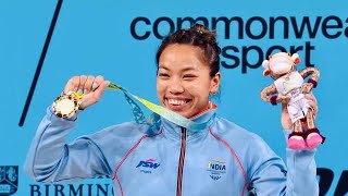 Saikhom Mirabai chanu winning Gold🏅Medal in CWG 2022 Birmingham [upl. by Barb]