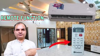 Dawlance DC inverter AC Remote Satting All AC Remote Functions [upl. by Araed534]