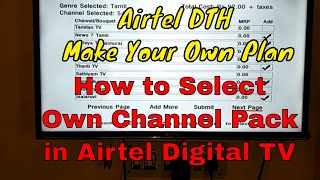 How to Select Channel in Airtel DTH in TamilAirtel DTH New Plans 2019 Tamil Add and Remove Channel [upl. by Johann]