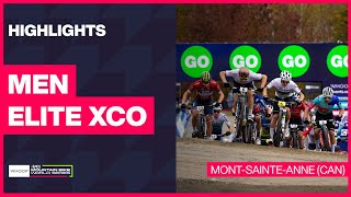 MontSainteAnne  Men Elite XCO Highlights  2024 WHOOP UCI Mountain Bike World Cup [upl. by Phillada]