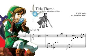 Title Theme  Zelda Ocarina of Time Piano cover [upl. by Alik]