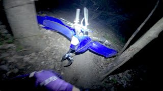 Scary Night Riding  Hitting trees TOO FAST [upl. by Eberle797]