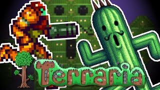 JUMBO CACTUAR AND SAX BOSSES Terraria 13 MODDED v4 Ep26 [upl. by Thanh]