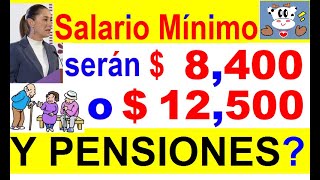 AUMENTO SALARIO MINIMO  8400 0  125000 PARA 2025 PENSIONES BENEFICIADAS Y PENSION BIENESTAR [upl. by Airemaj308]