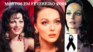 Famosos Falecidos em Fevereiro de 2024 [upl. by Anahsit924]