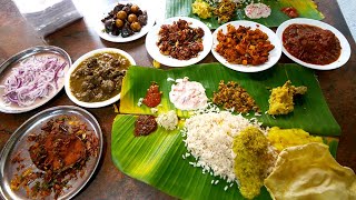 Unreal Veg amp NonVeg KERALA FOOD at Vazhiyorakkada Restaurant  Kilimanoor India [upl. by Marlette]