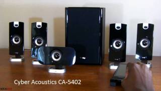 Cyber Acoustics 51 High Performance Speakers Review [upl. by Rehm]