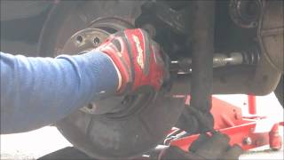 Part 2  Bmw 318I E46 Rear wheel bearing replacement [upl. by Plante]