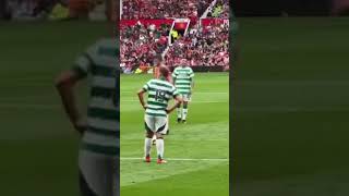 Wayne Rooney Freekick GOAL in Manchester United Legends vs Celtic football manchesterunited [upl. by Zurek500]