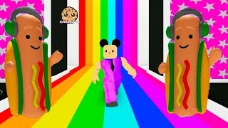 Giant Dancing Hot Dog Fashion Frenzy Dress Up Runway Show Video  Cookie Swirl C Roblox [upl. by Ennagrom]