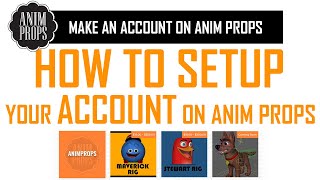 How To Make Your Account on Animprops to upload your 3D Work [upl. by Eenhat319]