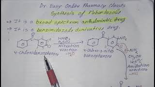 Mebendazole synthesis and uses Anthelmintic drug Medicinal chemistry [upl. by Asert]