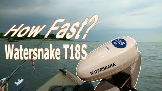 Watersnake T18S Speed Test on Hobie Kayak Ep73 [upl. by Shieh723]