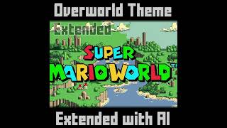 Super Mario World Overworld theme but the intro is continued by AI [upl. by Glad974]