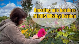 Vlog 187  Strolling Through Wisley Main Mix Borders amp Scenic Trail Ground Part One [upl. by Enylrac799]