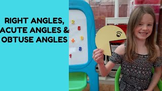 Right acute and obtuse angles [upl. by Edrick]