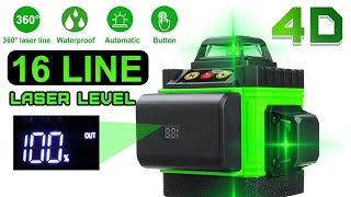 16 Lines 4D Laser Level [upl. by Andrei]