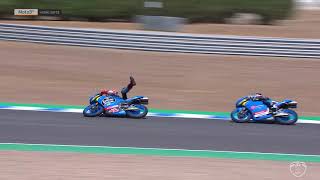 Xavi Artigas wins as Pedro Acosta crashes out 2020 Moto3 Jerez Round 3 Race Highlights [upl. by Nylrehs]