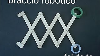 Braccio robotico  fai da te [upl. by Naira]