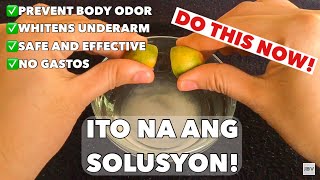 Mabaho o mabantot na AMOY NG KILIKILI  best remedy 100 effective and safe  Jery Napare [upl. by Blaseio]