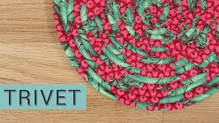 How to Sew a Trivet [upl. by Yddor]